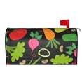 thumbnail image 2 of Gaeub Cartoon Vegetables Waterproof and Sunproof Mailbox Protective Cover Magnetic Mailbox Protrective Cover for Outdoor Home Garden Decor - 25.5x21 in, 2 of 9