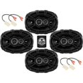 thumbnail image 1 of Altavoces KICKER de 6 x 9 pulgadas para Jeep Renegade 2015-2020, paquete de 4 unidades de la serie D, 1 of 5