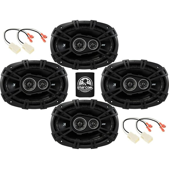 Altavoces KICKER de 6 x 9 pulgadas para Jeep Renegade 2015-2020, paquete de 4 unidades de la serie D