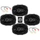 thumbnail image 1 of Altavoces KICKER de 6 x 9 pulgadas para Jeep Renegade 2015-2020, paquete de 4 unidades de la serie D, 1 of 5