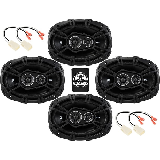 Altavoces KICKER de 6 x 9 pulgadas para Jeep Renegade 2015-2020, paquete de 4 unidades de la serie D