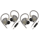 thumbnail image 1 of Auriculares internos con cable para monitor, auriculares deportivos con cancelación de ruido (con micrófono), 1 of 8