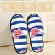 thumbnail image 2 of Fotbe Pink Flamingo Pantuflas Peludas para Mujer con Estampado, Zapatillas de Peluche, Zapatos de Invierno para Casa, Uso Interior y Exterior-Large, 2 of 8