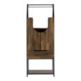 thumbnail image 5 of Furniture of America Robble Industrial Wood Wine Cabinet in Light Hickory Brown, 5 of 5