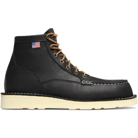 Danner Unisex Bull Run Moc Toe 6, Black, Size 11