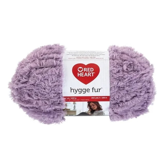 Estambre Red Heart Súper Suave Dusty Lilac Hygge Fur