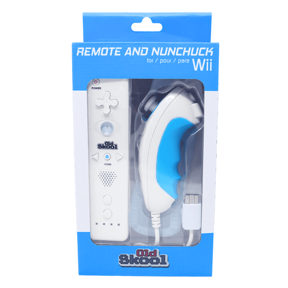 Wii Remote and Nunchuck Controller For Nintendo Wii and Wii U - White