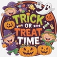 thumbnail image 3 of CafePress - Halloween Fun: Trick Or Treat Time Kids Baseball T Shirt - Kids Cotton Baseball Jersey, 3/4 Sleeve Shirt, 3 of 4