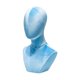 thumbnail image 1 of Cabeza de maniquí, modelo de exhibición de pelucas, soporte de exhibición de sombreros multifuncional Azul claro, 1 of 9