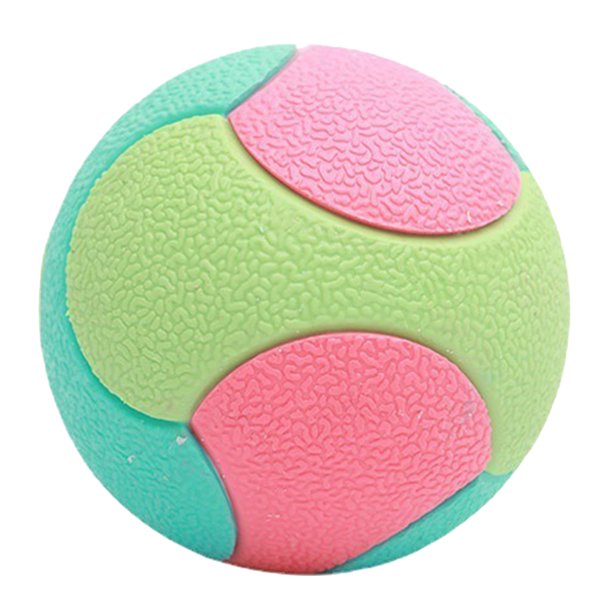 KAKOWELY Pelota masticable activa para perros, juguete de goma resistente al desgaste, pelota de dentición para cachorros, pelota interactiva para perros.