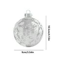 thumbnail image 2 of Chmadoxn Christmas Ball Ornaments, Glass Transparent Christmas Globle Studded Sequin Decorative Globle Hanging Globle Christmas Tree Pendant Christmas Decoration Hanging Ornament, 2 of 3