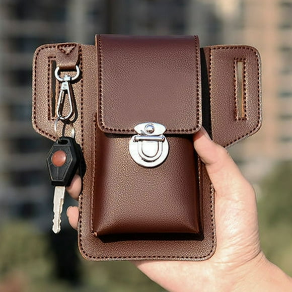 EIGTHTAIL Clearance Leather Phone Case with Belt Clip Flip Cover Phone Case for Cell Phone Belt Holder Universal Phone Pouch For Smartphone