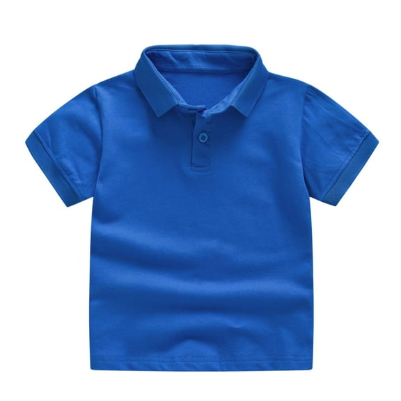 Ruyang Toddler Short Sleeve Polo Shirt Summer Tee 𝐔niform Tops for Little Boys Girls Casual Golf T-shirt Basic Summer Undershirts