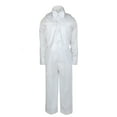 thumbnail image 4 of 6pc Infant Toddler & Boy Baptism Easter Formal White Tuxedo Suit  Stole Sm to 20, 4 of 6