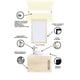 thumbnail image 5 of Gabinete De Baño Para Lavabo AGNES Con Lampara Y Espejo, 5 of 7