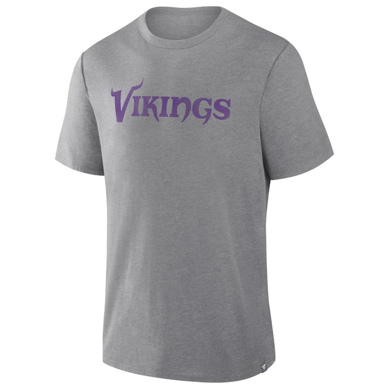 Men's Fanatics Heather Gray Minnesota Vikings Pass Rush Tri-Blend