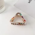 thumbnail image 5 of Large Hair Claw Clips Triangle Hollow Out Geometric Hairpins Jaw Clips Barrettes, 5 of 8