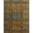 thumbnail image 1 of Ahgly Company Machine Washable Indoor Rectangle Abstract Dark Moccasin Green Area Rugs, 7' x 9', 1 of 7