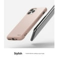 thumbnail image 3 of Ringke Air-S Case Compatible with iPhone 11 Pro, Silicone Flexible Matte Slim Cover - Pink Sand, 3 of 9