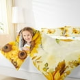 thumbnail image 4 of jejeloiu Blossoming Sunflower Flowers Bedding Comforter Set,Country Flower Print Twin Comforter Sets,First Letter O Bedding Set For Girls,Super Cozy Room Decor Reversible,2-Piece, 4 of 8
