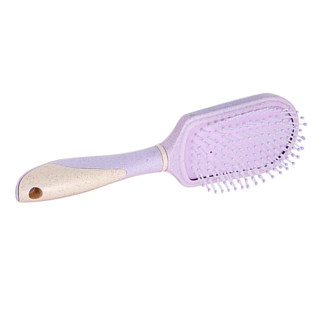 Cepillo de peinado de 9 filas pa cabello corto/lgo/lisofino/grueso Púrpura Colcomx cepillo para el cabello para cabello rizado