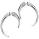 thumbnail image 2 of 1 par de pendientes de luna novedosos, pendientes de luna delicados, pendientes de luna de Metal elegantes, regalo femenino, 2 of 5