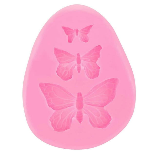 Moules à gâteaux en silicone en forme de papillon pour décoration de chocolat et fondant