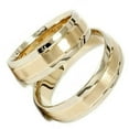 thumbnail image 2 of Pompeii3 Gold Matching His Hers Two Tone Wedding Ring Band Set, 2 of 3
