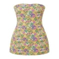 thumbnail image 1 of CNKOO Robe Florale d'Été pour Femmes avec Dos Noué Croisé Bustier, 1 of 9