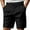 Black, variant on Wyobmus Men's Linen Shorts Solid Color Casual Elastic Waist Drawstring Summer Beach Short Pants With Pockets 2025 Fashion Clothes S-3X Gray