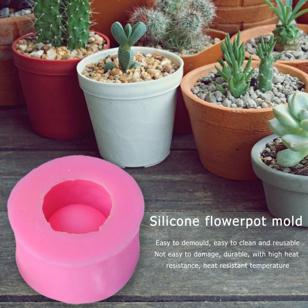 Tmvgtek Molde De Silicona Para Maceta, Para Plantas Suculentas, Bonsái, Portavelas, Molde Para Jabón (A) Tmvgtek Para estrenar