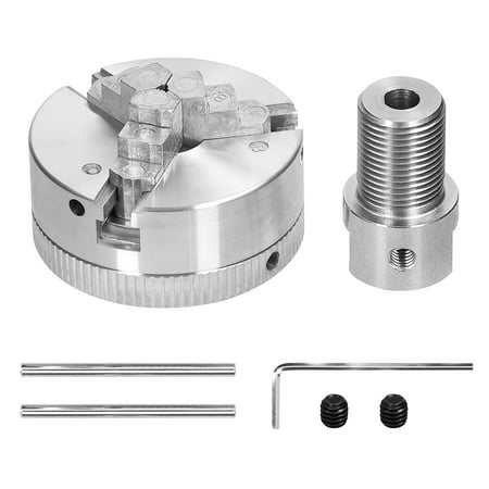 

Docooler Lathe Chuck 3 Jaws4 Jaws Manual Self-Centering Mounting Bolt for Grinding Milling Turning Machine