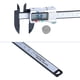 thumbnail image 2 of LCD Digital Electronic Vernier Caliper Micrómetro Calibrador de medición (Plata), 2 of 3