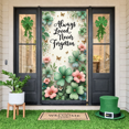 thumbnail image 5 of Floral Theme Memorial Banner Pink Butterfly Remembrance Display Green Flower Gold Star Sympathy Backdrop for Memorial Service Funeral Decoration Remembrance Ceremony, 5 of 9