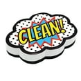 thumbnail image 2 of Ashley Productions Magnetic Whiteboard Eraser, Superhero Clean!, Pack of 6, 2 of 2