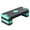 Green, variant on VEVOR Aerobic Exercise Step Platform, 28-Inch Workout Aerobic Stepper, Height Adjustable Fitness Training Step Deck Trainer with 4 Risers, Non-Slip Surface Bench for Home Gym Cardio Strength, Blue