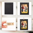 thumbnail image 3 of Set of 40 Black Frames for Home Decor, Paper Photo Frame, Kraft Paper Frames for DIY, with 20 Clips and Ropes, Home Wall Decor, DIY and Creativity (Black), 3 of 5