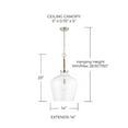 thumbnail image 6 of 9F371A Austin Allen Boland - 1 Light Pendant In Urban and Industrial Style-25 Inches Tall and 14 Inches Wide-Polished Nickel Finish    -Traditional, 6 of 6