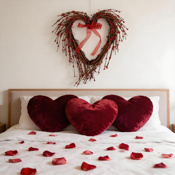Guirnalda Colgante para San Valentín, Ideal para Bodas, Compromisos, Aniversarios y Fiestas.