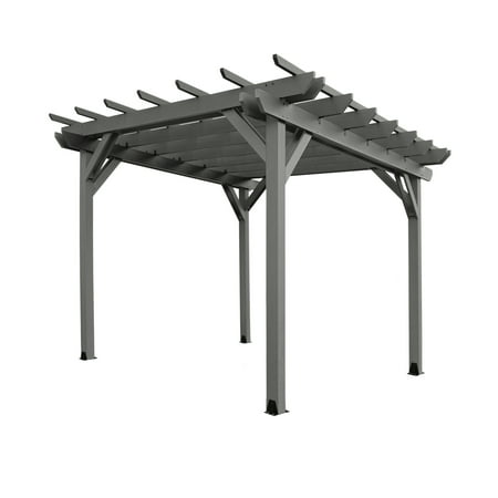 Highwood Bodhi 12' x 12' Pergola - Outdoor, Eco-friendly, Synthetic Wood