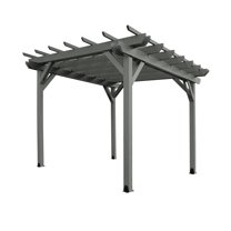 Highwood Bodhi 12' x 12' Pergola - Outdoor, Eco-friendly, Synthetic Wood