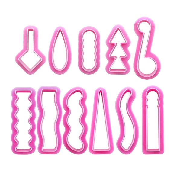 Handmade Clay Earring Cutter Different Shape Clay Cutter Pottery Tools Jewerlry Making Tools for Earrings Making