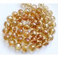 thumbnail image 6 of U8MO 14mm Pretty Faceted Orange Crystal Quartz Round Loose Beads 14pcs, 6 of 6
