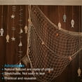 thumbnail image 5 of Uxcell 79 x 59 Inch Decorative Fish Net, Fishing Net Wall Hangings Decoration for Ocean Them Party, White, 5 of 5