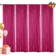 thumbnail image 1 of Cortina con fondo de lentejuelas Hahuho, color fucsia, 2,4 m x 0,6 m, 4 paneles, 1 of 7