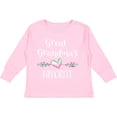 thumbnail image 3 of Inktastic Great Grandmas Favorite- Heart Great Grandchild Boys or Girls Long Sleeve Toddler T-Shirt, 3 of 5