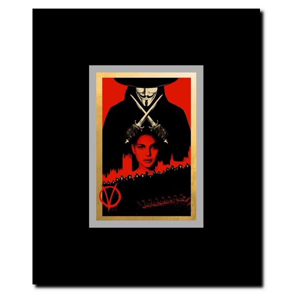 V for Vendetta Framed Movie Poster