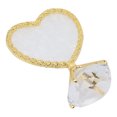 thumbnail image 3 of Nail Art Display Board, Nail Art Display Stand Resin+ Bright And Beautiful Color Heart-shaped Multifunctional  For Home Use And Nail Salon White Bottom Gold Frame, 3 of 8