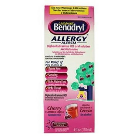 Product Of Benadryl, Childrens Allergy Relief - Cherry , Count 1 - Children & Infants / Grab Varieties &