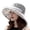 Light Gray, variant on Womens Sun Hat Coral Color Mesh Knit With Floral Lining Wide Brim Breathable Adjustable Casual Daily Hats